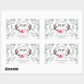 Deer Antler gaat Pop mini Champagne Label (Vel)