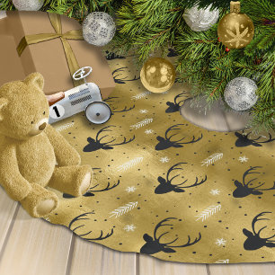 Deer Antlers Arrows kerstpatroon Gold ID861 Kerstboom Rok