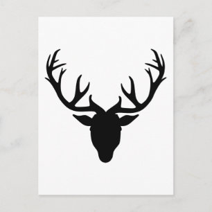 Deer antlers briefkaart