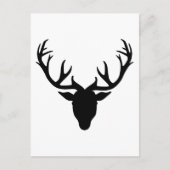Deer antlers briefkaart (Voorkant)