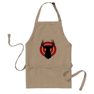 Deer Antlers Bullseye Standaard Schort