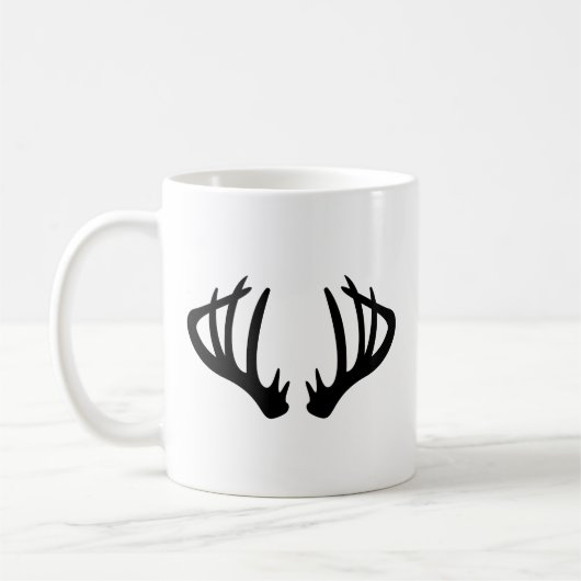Deer Antlers Café Mug (Gauche)