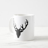 Deer antlers koffiemok (Voorkant links)