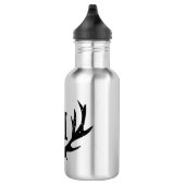 Deer antlers monogramme metalen waterfles (Rechts)