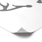 Deer antlers poster (Hoek)