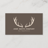 Deer Antlers & Wilderness Carte de visite (Devant)