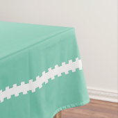 Deer Aqua Peace Joy Wreath Tablecloth Tafelkleed (Voorbeeld)