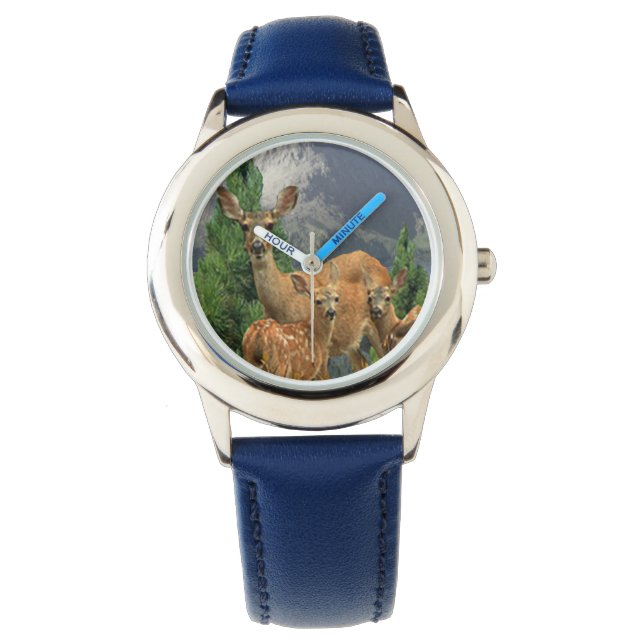 Deer art horloge (Voorkant)