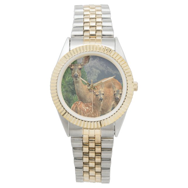Deer art horloge (Voorkant)
