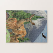 Deer art legpuzzel (Horizontaal)