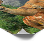 Deer art poster (Hoek)