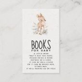 Deer Baby shower Books for Baby Enclosure Kaart (Voorkant)