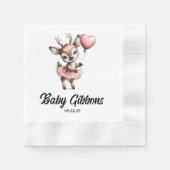 Deer Baby shower Servet (Voorkant)