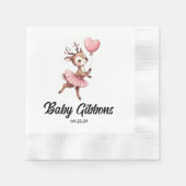 Deer Baby shower Servet (Voorkant)