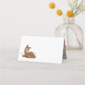 Deer Baby shower Woodland Fawn Pink (Voorkant)