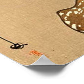 Deer bij de Kasuga Shrine Yoshida Hiroshi 1928 Poster (Hoek)