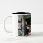 Deer Blind Tweekleurige Koffiemok (Links)