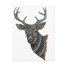 Deer Buck met gecompliceerd design
