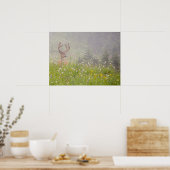 Deer Buck | Nationaal park Mount Rainier Poster (Keuken)