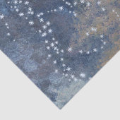 Deer Buck Snowflake Decoupage Tissuepapier (Detail)