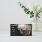 Deer Buck Visitekaartje  (Staand voorkant)