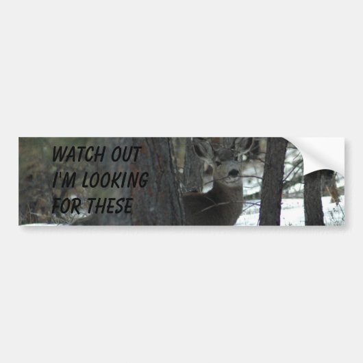DEER BUMPERSTICKER (Voorkant)