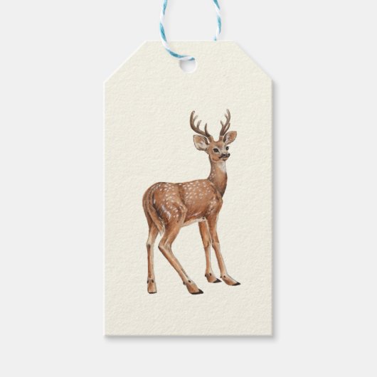Deer Cadeaulabel (Voorkant)