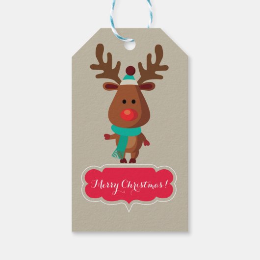 Deer Cadeaulabel (Achterkant)