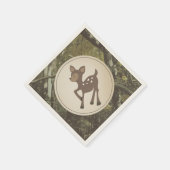 Deer Camo Baby shower servetten (Hoek)