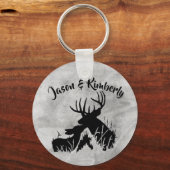Deer Couple Sleutelhanger (Voorkant)