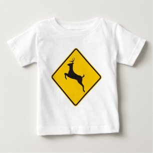 Deer Crossing Highway Sign