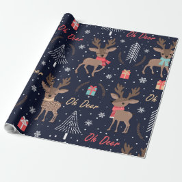 Deer Cuties (grote schaal) Cadeaupapier