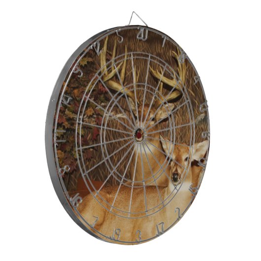 Deer Dartboard Dartbord (Voorkant Links)