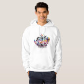 Deer Design Sweat à capuche – Motivation Ne jamais (Devant entier)