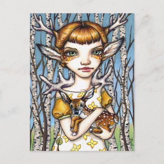 Deer Dorothy Briefkaart (Voorkant)