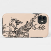 Deer Drawing iPhone 5 Hoesje (Achterkant (horizontaal))
