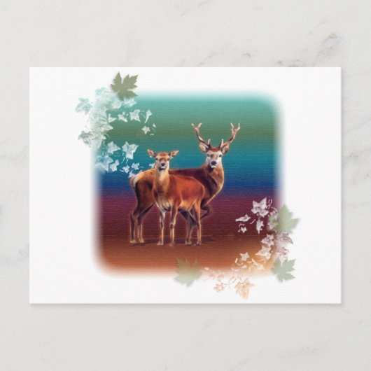 Deer Duo Briefkaart (Voorkant)
