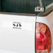DEER, EENVOUDIG EN PHEASANT HUND BUMPERSTICKER (Op Truck)