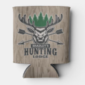 Deer Elk Hunter ADD-NAAM Bow Hunting Lodge Cabin Blikjeskoeler (Voorkant)