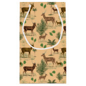  deer en bomen klein cadeauzakje (Achterkant)