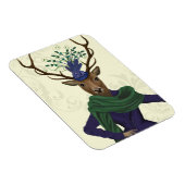 Deer en Fascinator 2 Magneet (Rechterzijde)