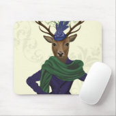 Deer en Fascinator 2 Muismat (Met muis)