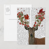 Deer en Tortelduifjes 2 Briefkaart (Voorkant / Achterkant)