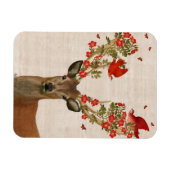 Deer en Tortelduifjes Magneet (Horizontaal)