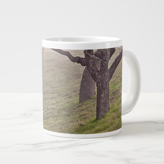 Deer en Trees Jumbo Mok (Voorkant rechts)