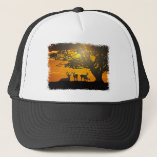 Deer Family Trucker Pet