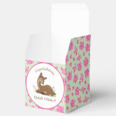 Deer Fawn Baby shower Bedankdoosjes (Geopend)