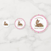 Deer Fawn Baby shower Woodland Animals Confetti (Voorkanten)