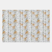 Deer Fawns White Birch Forest Gift Inpakpapier Vel (Voorkant)