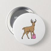 Deer Fitness Dumbbell Ronde Button 7,6 Cm (Voorkant /achterkant)